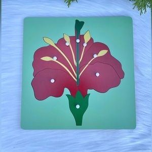 Flower Montessori Wooden Puzzle